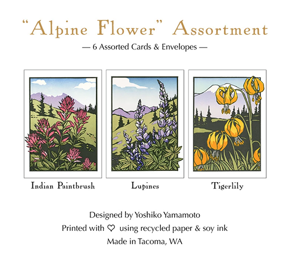 "Alpine Flower" Card Set - Yoshiko Yamamoto